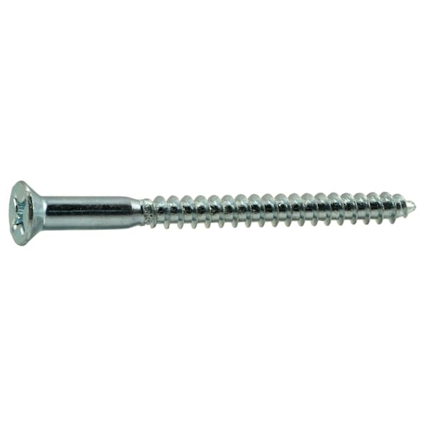 Midwest Fastener Wood Screw, #12, 2-3/4 in, Zinc Plated Steel Flat Head Phillips Drive, 50 PK 51882 - main